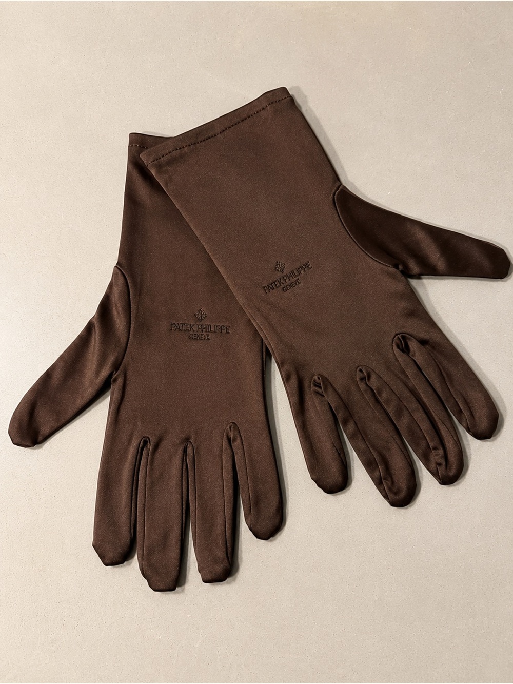 Patek Philippe Geneva Brown Collector Gloves Authentic Rare Accessory